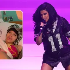 Cardi B w szpitalu po porodzie i na scenie. Jej dzieci to jej największa inspiracja.