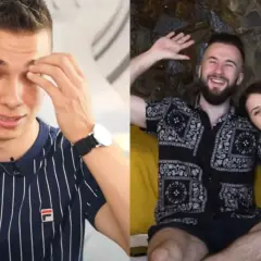 Rozdarty Friz, gdy Kinga zdradza go z innym. Na drugim planie wesoła para.