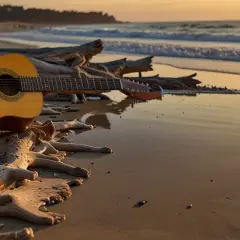 Akordy na jednej z dzikich plaż - szybka nauka gry na gitarze od podstaw