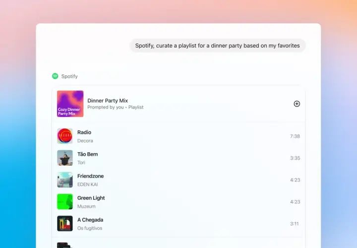 Spotify sugeruje playlistę "Dinner Party Mix". Wśród utworów są też polskie piosenki, idealne na wieczór.
