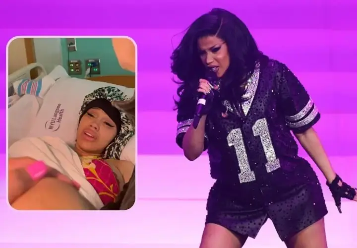 Cardi B w szpitalu po porodzie i na scenie. Jej dzieci to jej największa inspiracja.