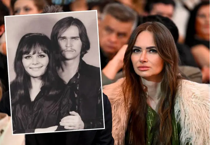 Ania Rusowicz z bratem na starym zdjęciu i współczesna Ania Rusowicz.