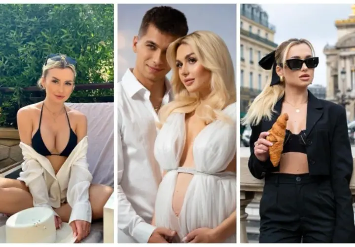 Wersow w bikini, w ciąży z partnerem i z croissantem w Paryżu. Jej wzrost budzi zainteresowanie.