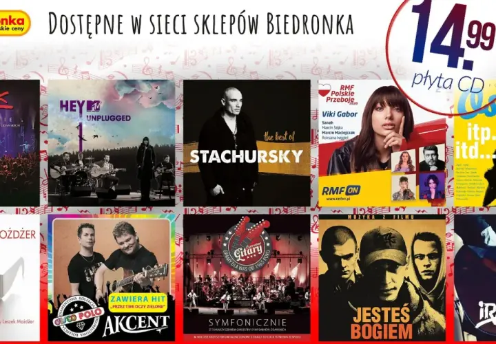 Biedronka oferuje płyty CD i winylowe: Czy warto skorzystać?