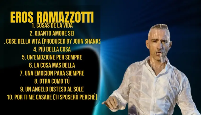 Eros Ramazzotti: przełomowe utwory i ich niezapomniany wpływ