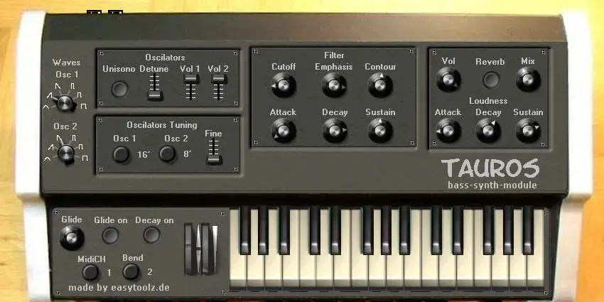 Syntezator muzyczny - Syntetyzator dźwięku online