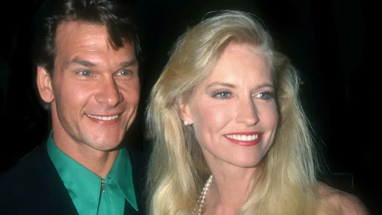 Patrick Swayze z żoną Lisą Niemi. Choć Patrick Swayze dzieci nie miał, jego miłość do żony była wielka.