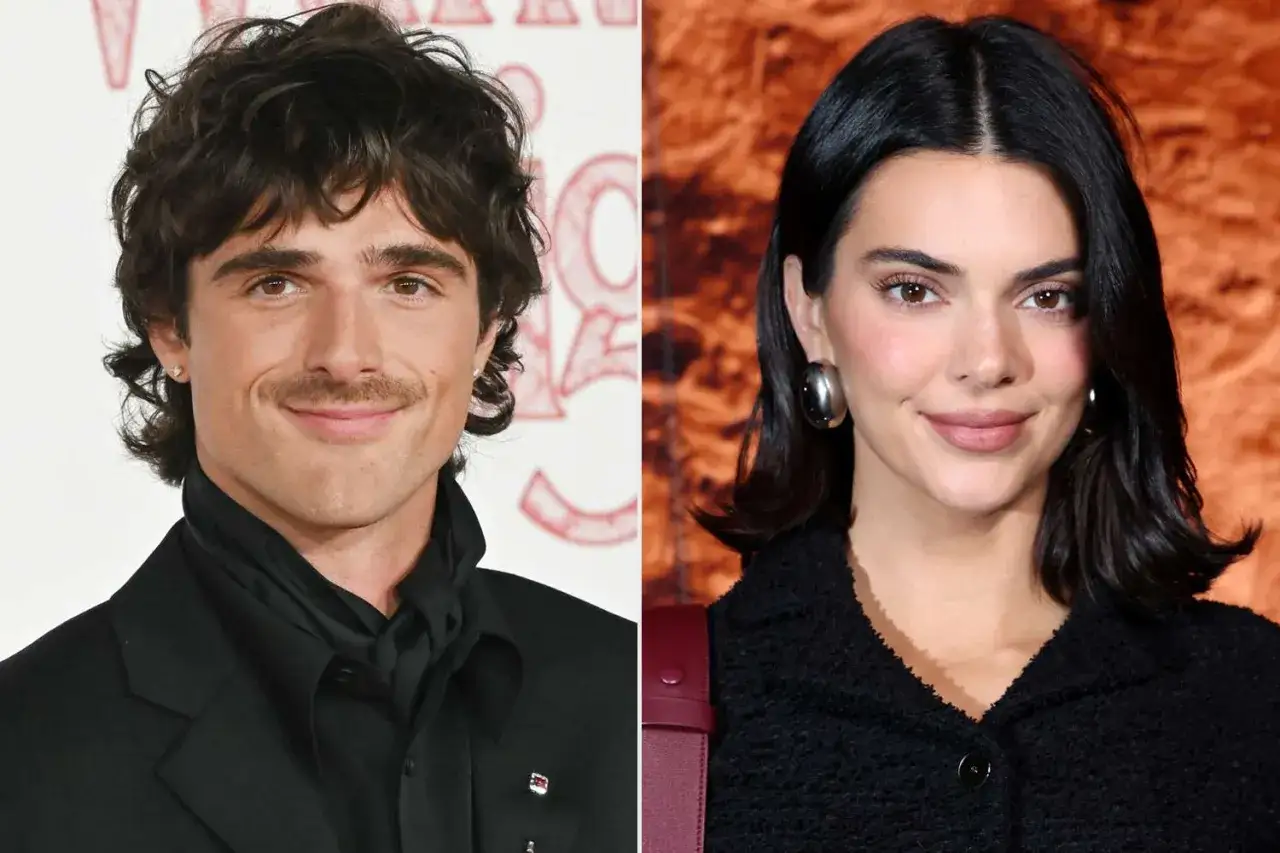 Jacob Elordi i jego dziewczyna, Kendall Jenner, na czerwonym dywanie.