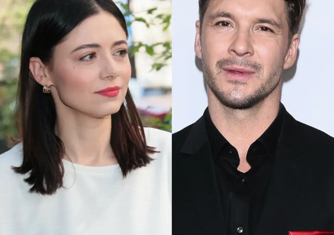 Adriana Kalska i jej partner, Mikołaj Roznerski, na wspólnym zdjęciu.